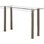 47.25'' Glass Top Console Table