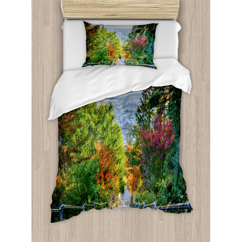 Rustic Duvet Cover, Twin Duvet Cover + 1 Pillow Sham
