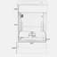 Meuble-lavabo avec porte en céramique 20 po, meuble-lavabo avec porte-2087047108