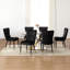 Guitierrez Velvet Upholstered Parsons Chair-269339180