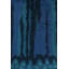 Vintage Swedish Rya Rug, Scandinavian Abstract In Navy Blue Tones - Rug & Kilim