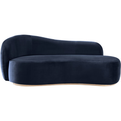 Gustavo Velvet Upholstered Chaise