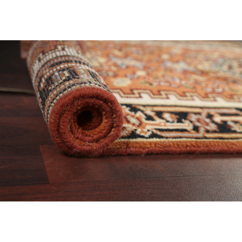 One-of-a-Kind 2' 7''X7' 9'' New Age Runner Wool Area Rug in