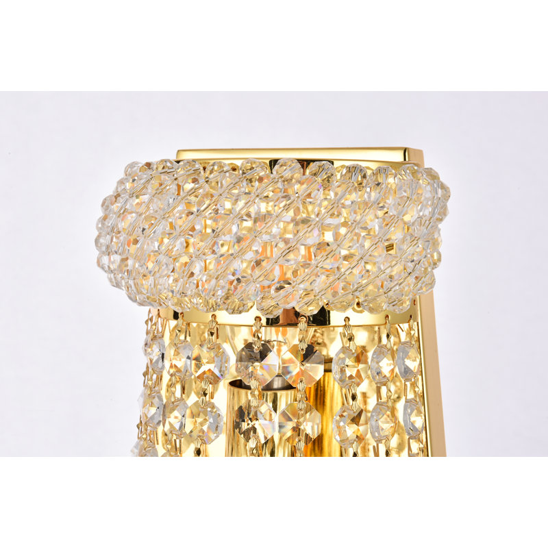 Isadora Flush Mounted Sconce, Gold