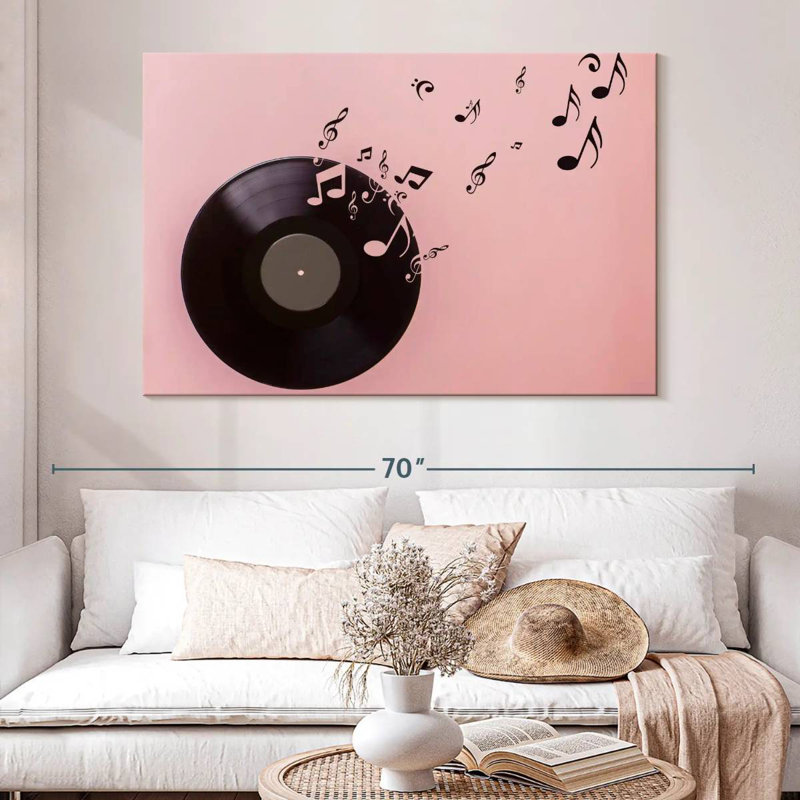 Disque vinyle Abarca, H 34 po x l 51 po