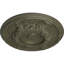 Médaillon de plafond Endurathane Jamie, DE 23 5/8 po x P 3 7/8 po x P 2 1/8 po (convient aux auvents jusqu'à 3 7/8 po), finition de store de nuit peinte à la main-28580812-28581736