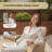 3 - Piece Patio Wicker Swivel Chair Set with Cushions and Side Table-1467534962