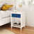 Bleu marine/blanc