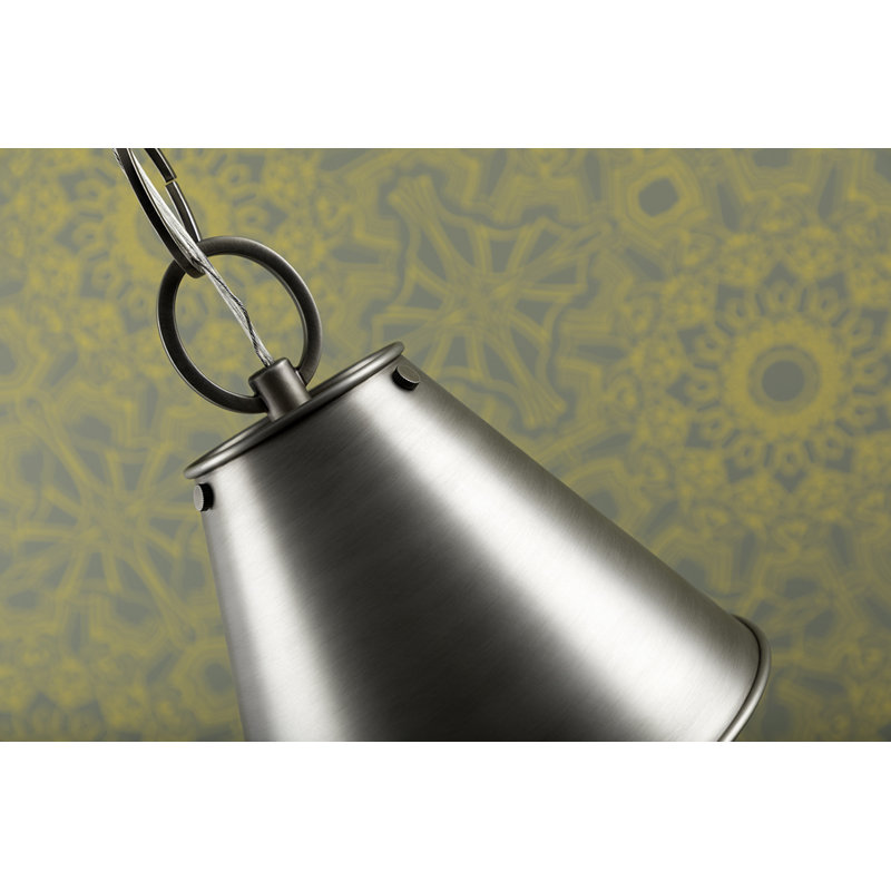 Altamont 1 - Light Pendant, Historic Nickel, 9" H x 8" W x 8" D