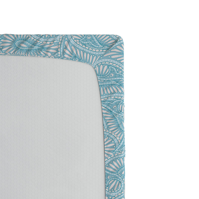Drap-housse en microfibre Orient Paisley, Drap-housse de taille double