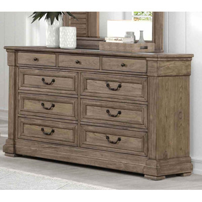 Commode transitionnelle l 61,6 po, gris vieilli