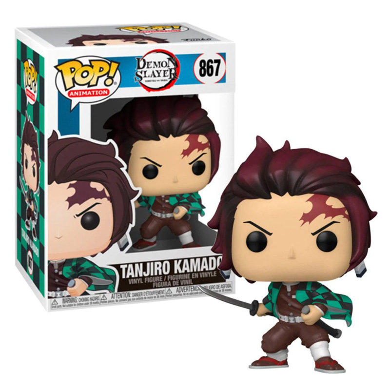 Funko Pop! Pop! Figurine en vinyle - Tanjiro Kamado - Tueur de démons # 867