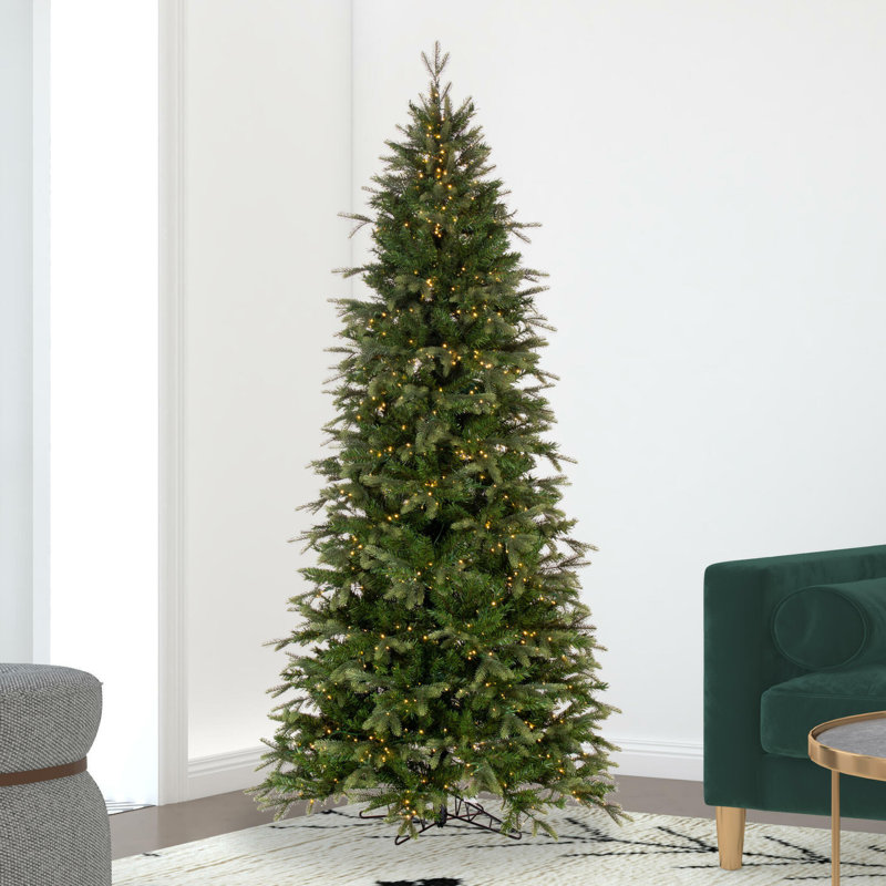 Vickerman Artificial Slim Douglas Fir Christmas Tree, 6.5 ft
