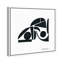 «Black and White Modern» par Joss & Main - reproduction de cadre flottant sur toile-68916531-68916529