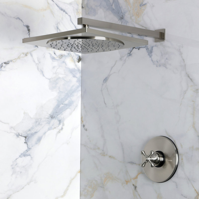 Kingston Brass Restoration Single-Handle Pressure Balanced Shower Faucet, Brushed Nickel