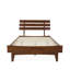 Lit plateforme en bois massif avec tête de lit ajustable Caden, style Mid-Century moderne-1991240175-1991240163