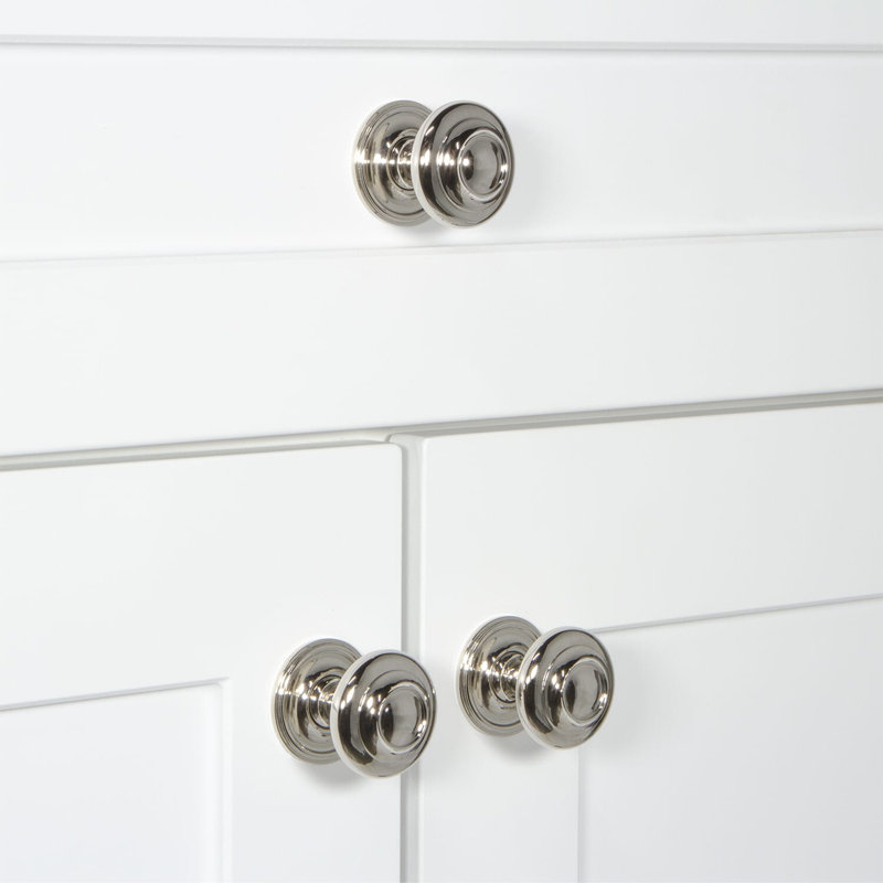 Circulaire Round Knob, Polished Nickel