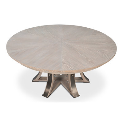 Tower Round Solid Oak Dining Table