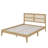Queen-Size Bed Featuring A Rattan Headboard-944338584