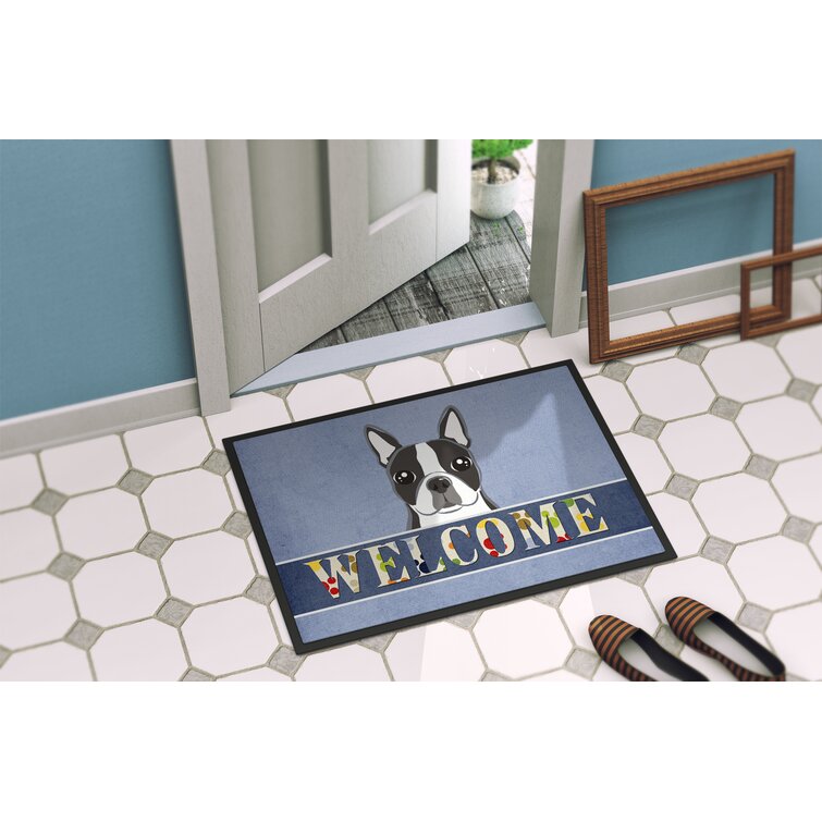 Winston Porter Non-Slip Animal Print Outdoor Doormat & Reviews