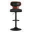 Swivel Faux Leather Bar Stool