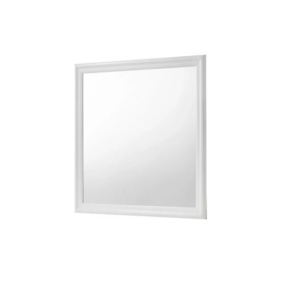 38.4"W Transitional Mirror, White