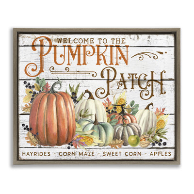 «Welcome Pumpkin Patch», estampe numérique par Creatif Belle