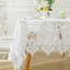 Nappe blanche brodée en dentelle brodée-1417126028