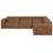 Rex Large L-Shaped Corner Sectional Sofa in Genuine Leather Modern 5-Seater Couch with Extra-Wide Armrests-98294403