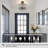 4-light Crystal Semi Flush Mount