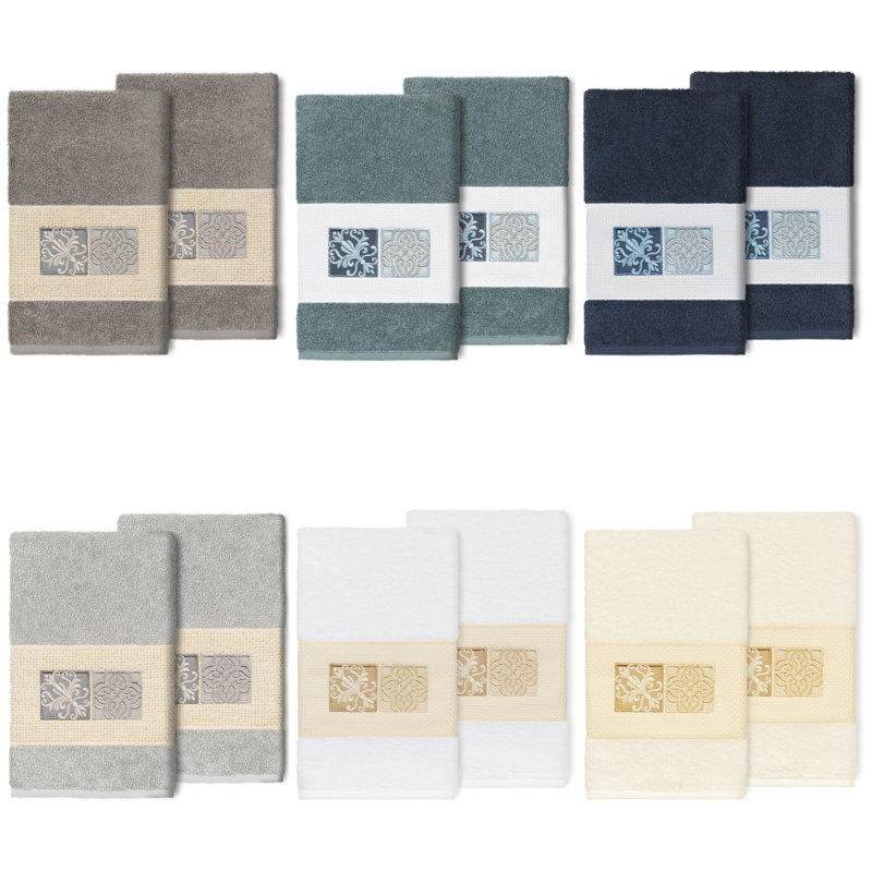 Vivian Midweight Hand Towel, Cream