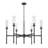 Esme Matte Black 6 Light Chandelier-123223102