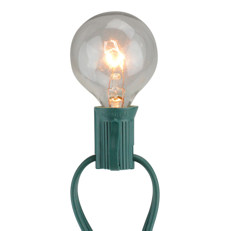 Ampoules de rechange transparentes pour globe de Noël G40, Transparent