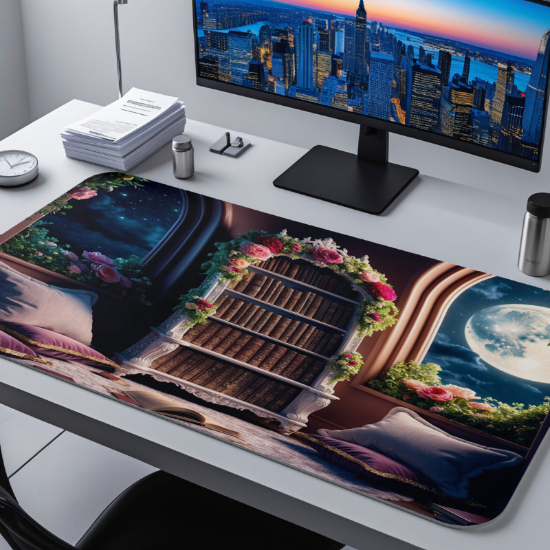 Polyester Desk Pad, 31.5x15.5