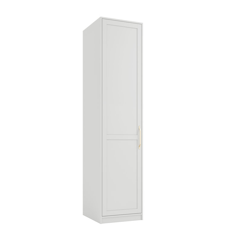 AUSTEN WHITE 1 DOOR SINGLE WARDROBE