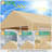 12x20 FT Heavy Duty Car Canopy Garage with Roll-Up Ventilation Windows-104346118