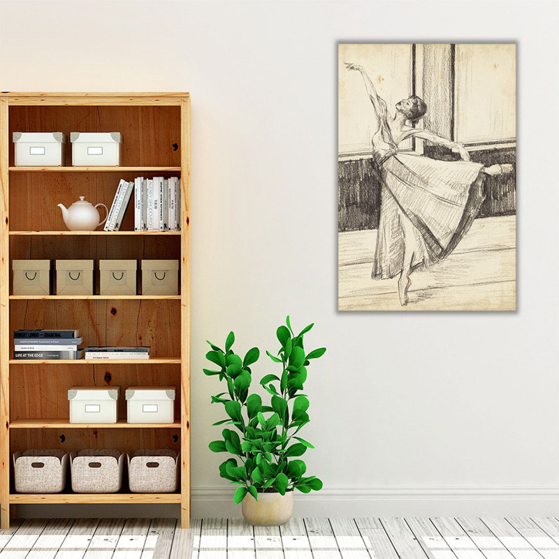 «Whirling Ballet I», reproduction d'art sur toile, H 30 po x l 20 po
