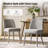  Verity Modern Upholstered Dining Chair with Ergonomic Design Set of 2-824835236
