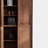 Black walnut high end bookcase