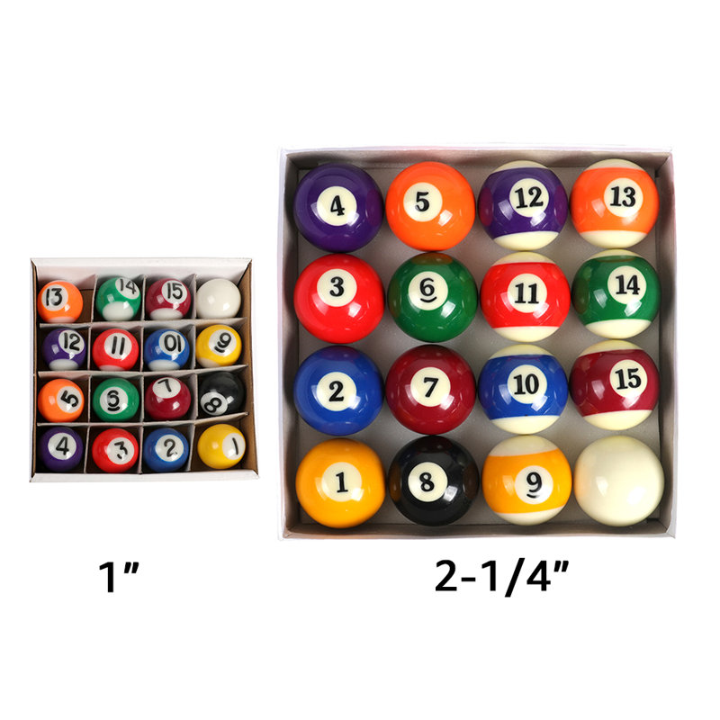 Boshen Resin Pool Balls, 2.25" W x 2.25" L