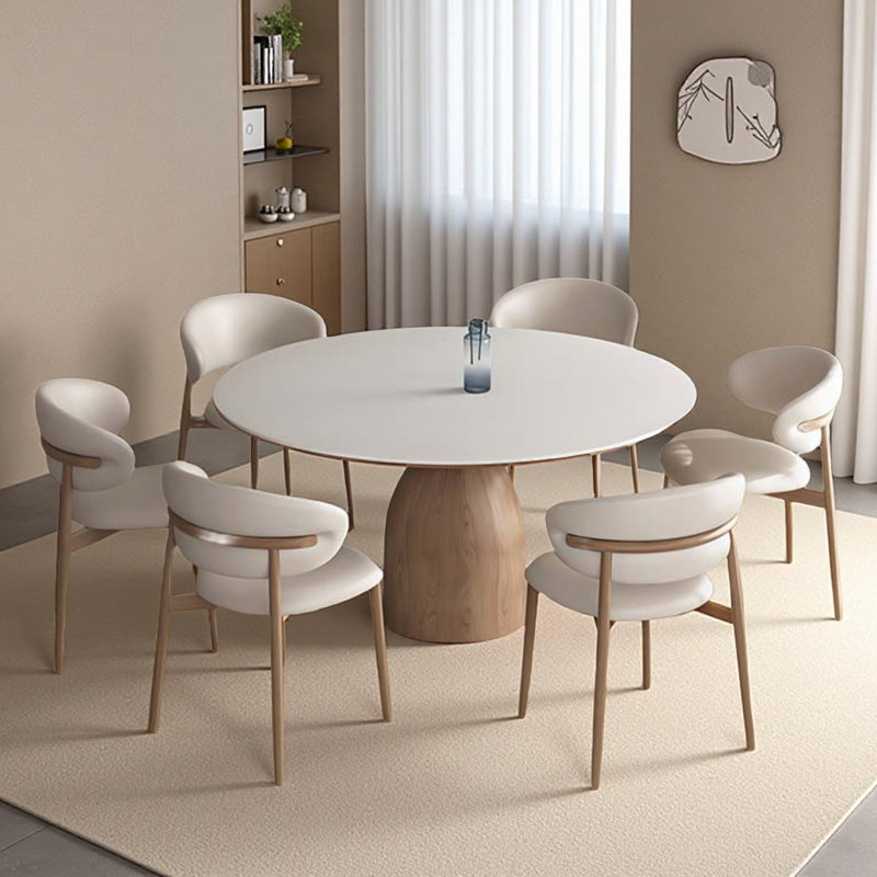 Ensemble de table de salle à manger et chaises Rock Rock, H 29,53 po x L 59,06 po x l 59,06 po