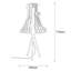 Lampe de table noire 27,95 po Charlize