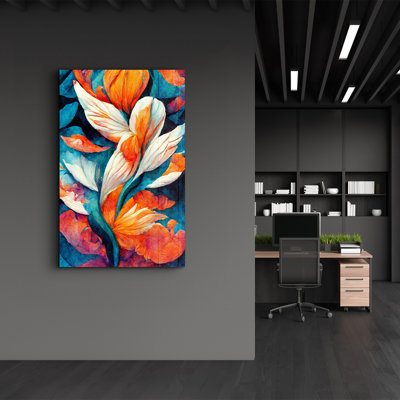 Peinture élégante en verre trempé de 27,6 po x 43,3 po | 100% verre trempé, épaisseur: 0,16 pouce | Œuvre imprimée UV, parfaite pour la décoration intérieure et les intérieurs modernes, des visuels époustouflants pour toute pièce