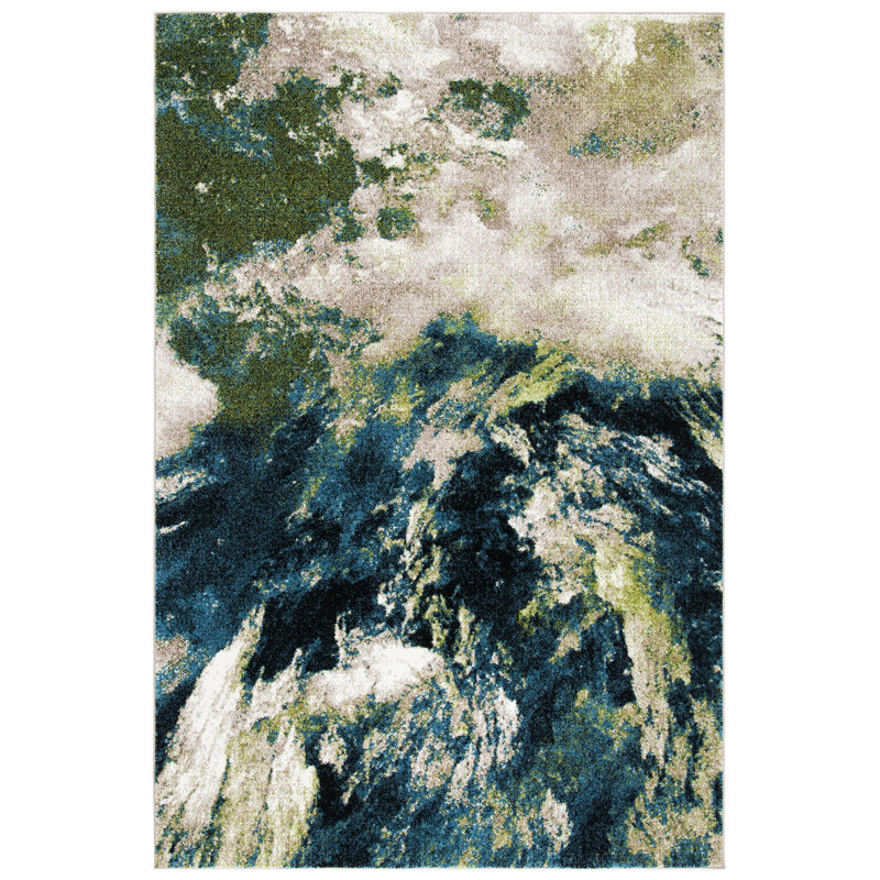 Airi Abstract Area Rug, Rectangle 201 x 274 cm