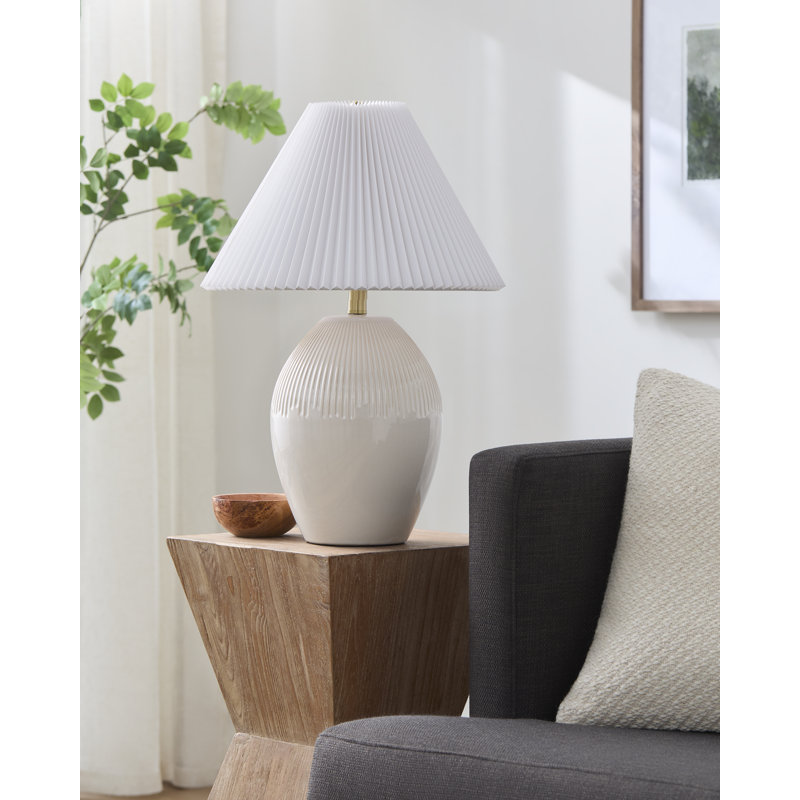 Lampe de table Stoltzmann, Crème, crème