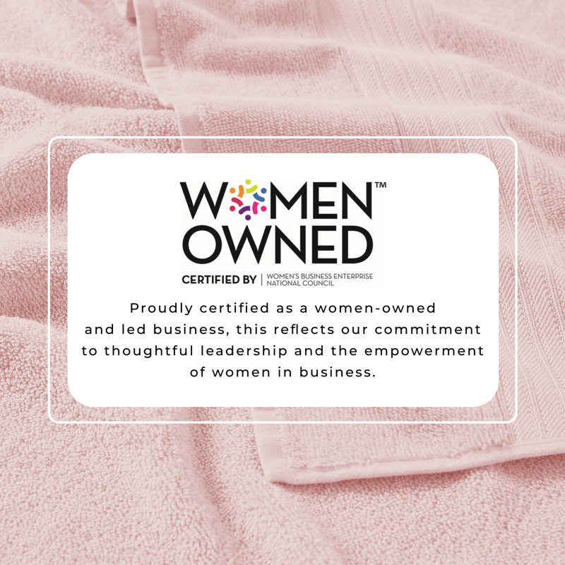 Super Soft 100% Cotton Quick-Dry Bath Towels, Pink
