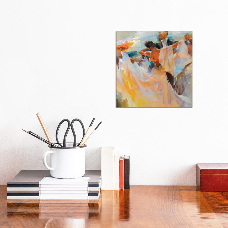Evening Waltz 1 Piece Wrapped Canvas Painting, 30.48 cm H x 30.48 cm W