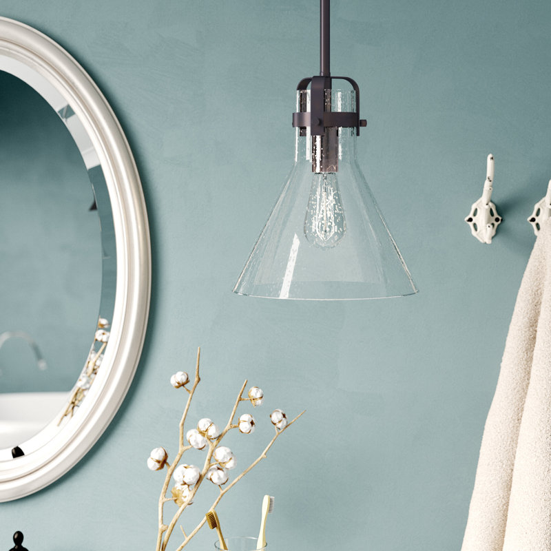 Amarvir 1 - Light Single Pendant, 56" H x 10" W x 10" D, No Bulb, Oil Rubbed Bronze