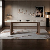 Modern simple light luxury dining table