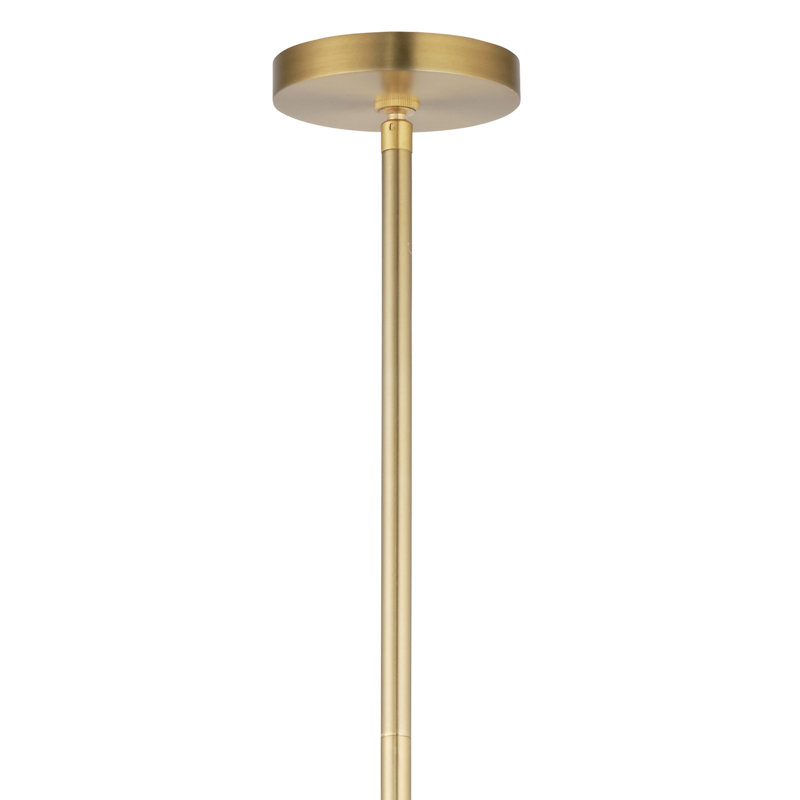 Aire 4-Light Small Chandelier, Pale Blue Linen, Blue